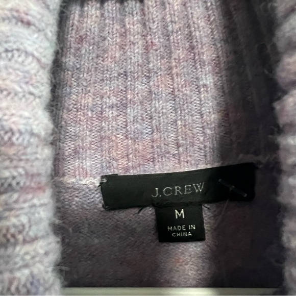J Crew Turtleneck sweater in Supersoft yarn in Lavender Multi, New with Tags - Picture 7 of 7